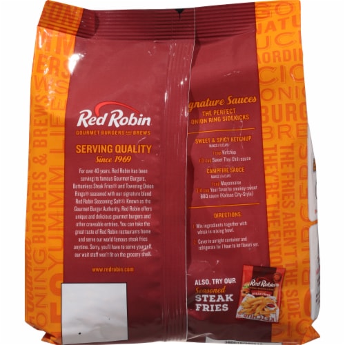 Red Robin Crispy Onion Rings Perspective: back