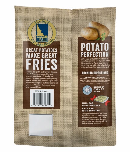Grown In Idaho® Super Crispy Shoestring Fries Perspective: back