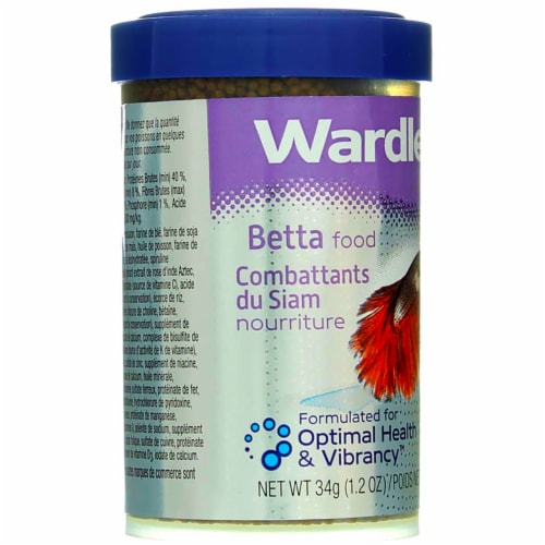 Wardley® Essentials Betta Fish Food Perspective: back