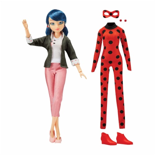 Playmates Miraculous Ladybug Superhero Secret Fashion Doll Set Perspective: back