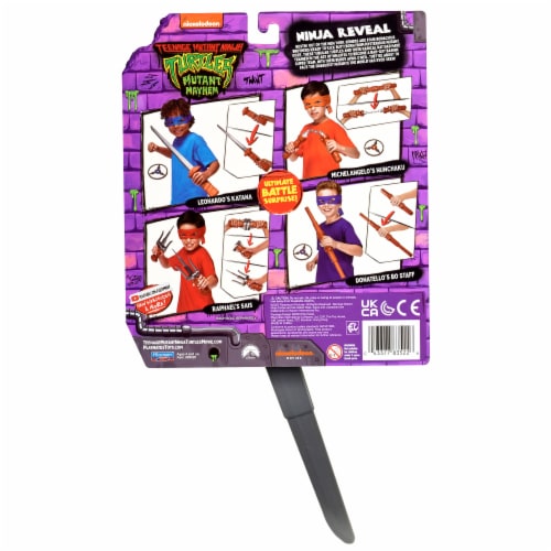 Teenage Mutant Ninja Turtles: Mutant Mayhem Leonardo Katana Sword Basic Role Paly Set Perspective: back