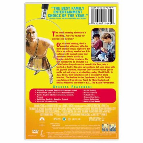 The Indian in the Cupboard (1995) DVD Perspective: back