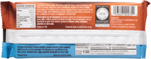 Lieber's Milk Chocolate Biscolat Chocolate FIlled Biscuits Perspective: back
