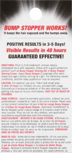 Bump Stopper-2 Double Strength Razor Bump Treatment Perspective: back