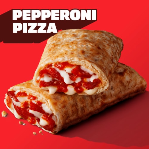 Hot Pockets Pepperoni Pizza Crispy Crust Frozen Snacks Pizza Snacks Made with Mozzarella Cheese Perspective: back