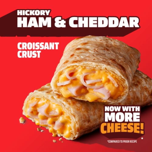 Hot Pockets® Hickory Ham & Cheddar Croissant Crust Frozen Sandwiches Perspective: back