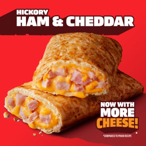 Hot Pockets® Hickory Ham & Cheddar Crispy Buttery Crust Frozen Sandwiches Perspective: back