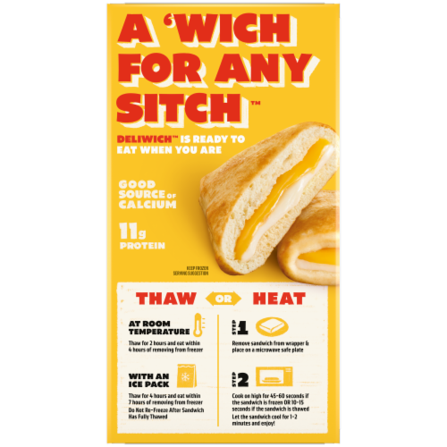 Hot Pockets Deliwich™ Cheese Melt Sandwiches Perspective: back