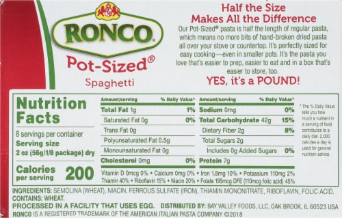 Ronco® Pot-Sized® Spaghetti Perspective: back