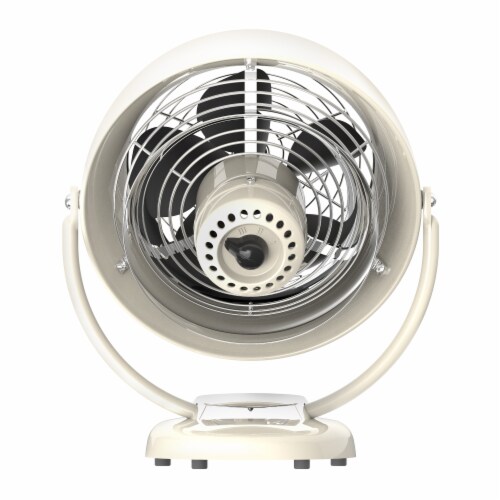 Vornado VFAN Vintage Air Circulator Fan - Vintage White Perspective: back