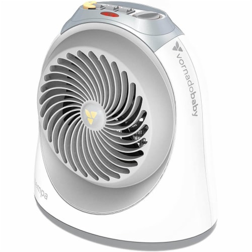 Vornado Baby 100 sq. ft. Electric Heater and Fan - Case Of: 1; Perspective: back
