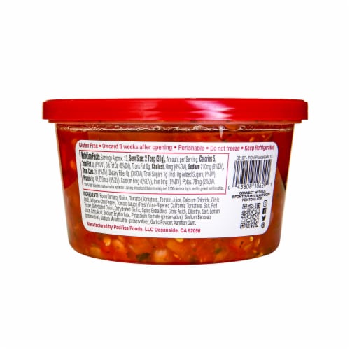 Fontova® Medium Pico de Gallo Salsa Perspective: back