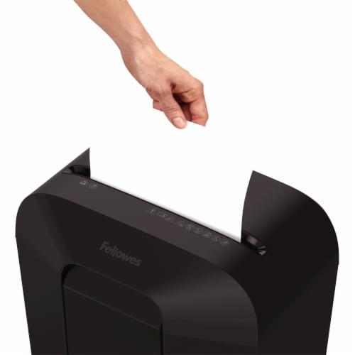 Fellowes Powershred LX41 Micro Cut Paper Shredder Perspective: back