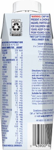 Nestle Compleat® Pediatric Tube Feeding Formula Perspective: back
