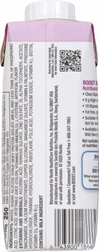 Boost® Breeze Wild Berry Flavor Nutritional Drink Perspective: back