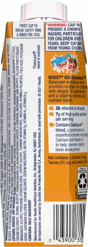 Boost Kid Essentials Strawberry Splash Balanced Nutritional Drink Perspective: back