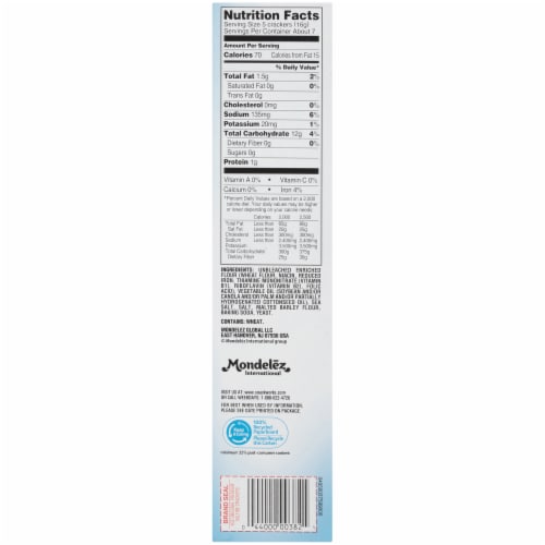 Nabisco Premium Original Saltine Crackers Perspective: back
