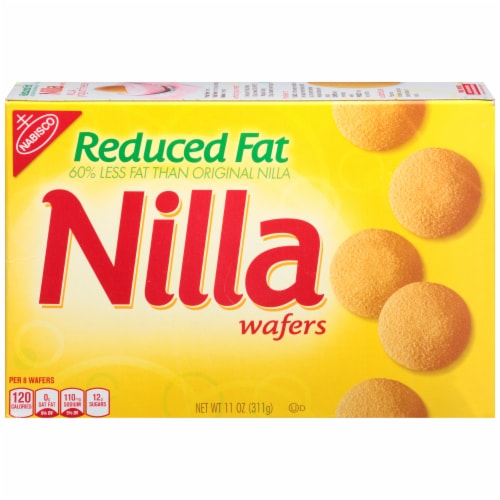 Nilla Wafers Reduced Fat Wafer Cookies Perspective: back