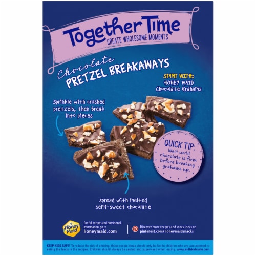 Honey Maid Chocolate Graham Crackers Perspective: back