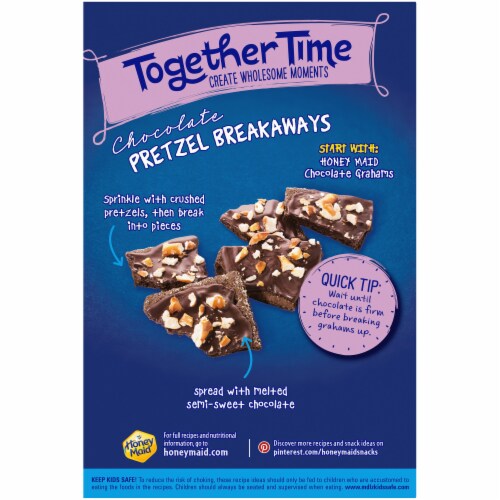 Honey Maid Chocolate Graham Crackers Perspective: back
