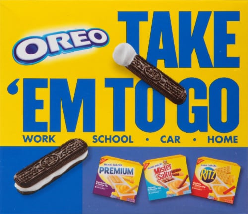 Handi-Snacks Oreo Cookie Sticks 'n Creme Dip Snack Packs Perspective: back