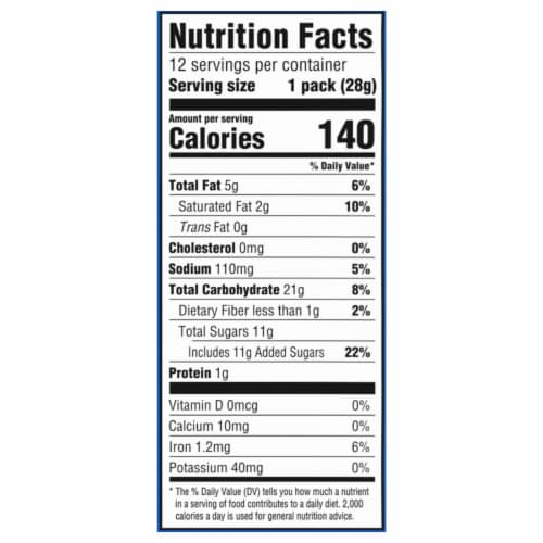 Nabisco OREO Mini Chocolate Sandwich Cookies Multipack Perspective: back