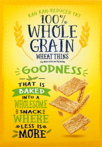 Wheat Thins Reduced Fat Crackers Perspective: back