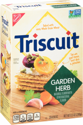 Triscuit Garden Herb Crackers Perspective: back