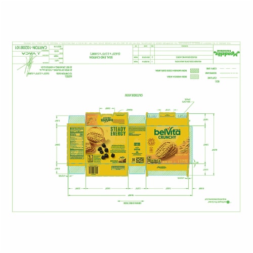 Belvita Golden Oat Breakfast Biscuits Perspective: back