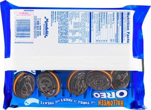 Oreo nutrition facts label