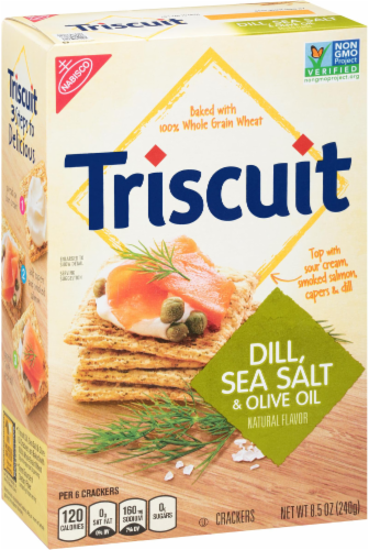 Triscuit Sea Salt & Dill Crackers Perspective: back