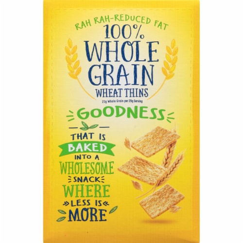 Wheat Thins Reduced Fat Crackers Perspective: back
