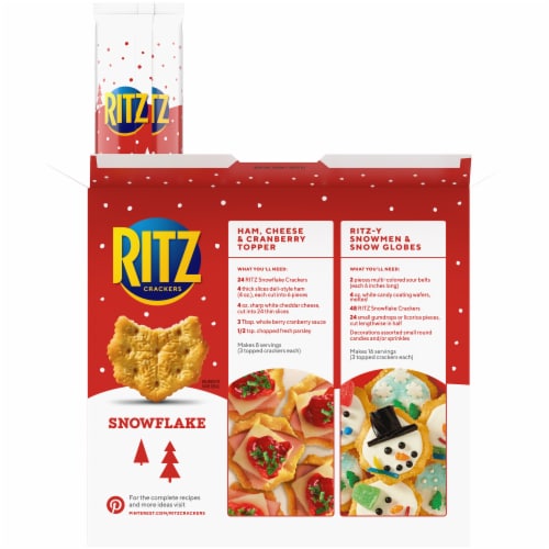 Ritz Snowflake Crackers Perspective: back