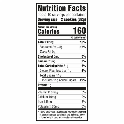 CHIPS AHOY! Chunky Chocolate Chip Cookies Perspective: back