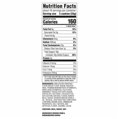 CHIPS AHOY! Original Chocolate Chip Cookies Family Size Perspective: back