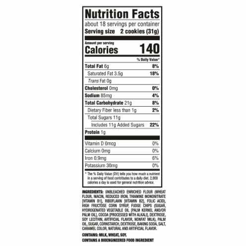 CHIPS AHOY! Chewy Chocolate Chip Cookies Family Size Perspective: back