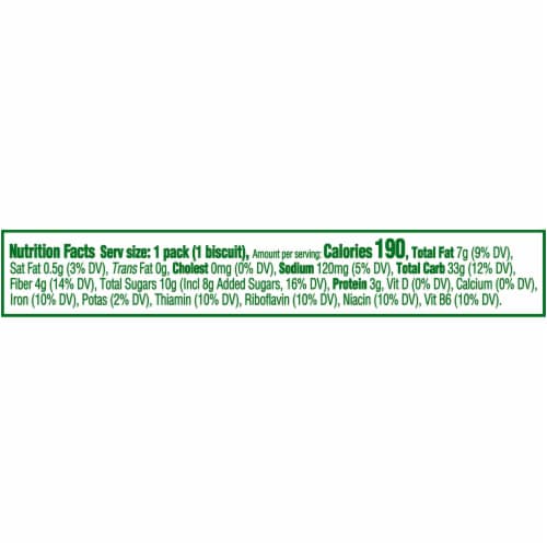 Belvita Soft Baked Mixed Berry Breakfast Biscuits Perspective: back