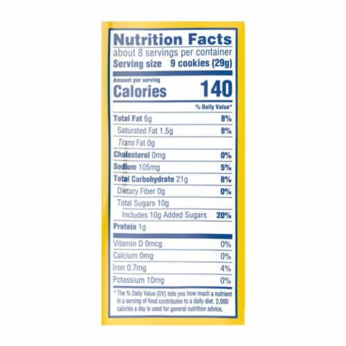 Oreo Mini Golden Sandwich Cookies Snack Pack Snak-Sak Perspective: back