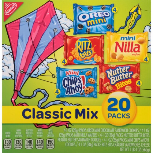 Nabisco Classic Mix Cookies & Crackers Variety Pack Perspective: back