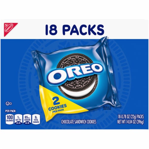 Oreo Chocolate Sandwich Cookies Perspective: back