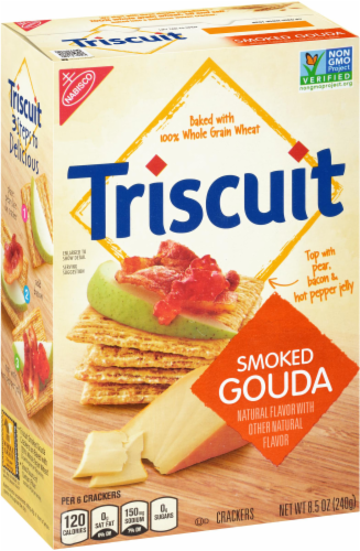 Triscuit Smoked Gouda Crackers Perspective: back
