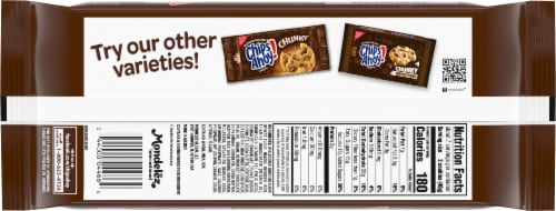Chips Ahoy! Soft Chunky Original Chocolate Chip Cookies Perspective: back
