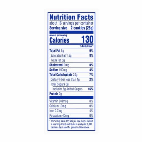 Nutter Butter Peanut Butter Sandwich Cookies Family Size Perspective: back
