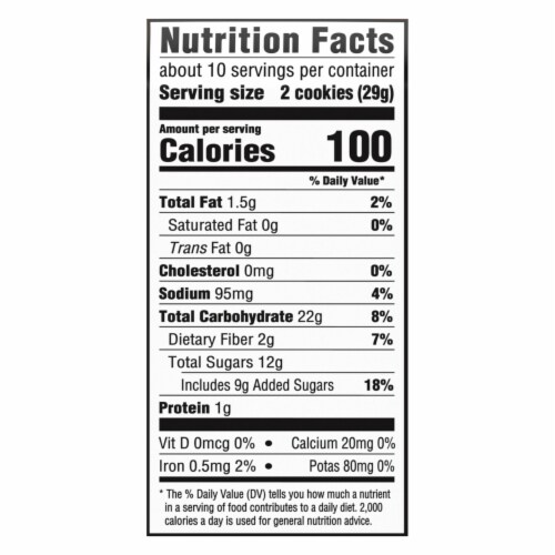 Newtons 100% Whole Grain Wheat Soft & Fruit Chewy Fig Cookies (Fig Bars) Perspective: back