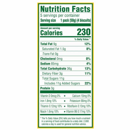 Belvita Toasted Coconut Breakfast Biscuits Perspective: back