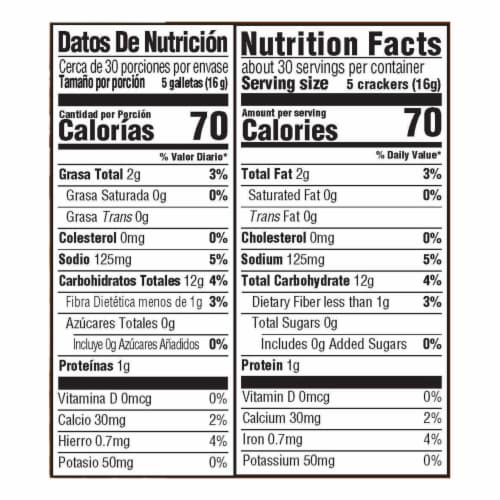Premium with Whole Grain Wheat Saltine Crackers Perspective: back
