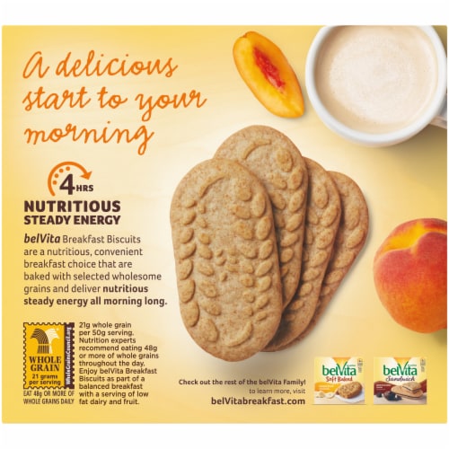 belVita Vanilla Oat Breakfast Biscuits Perspective: back