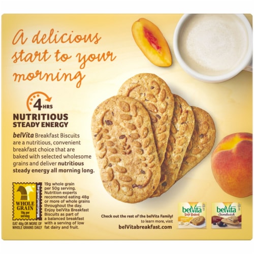 belVita Honey Chocolate Chip Breakfast Biscuits Perspective: back