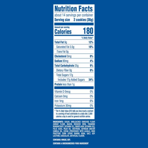 OREO Mega Stuf Chocolate Sandwich Cookies Family Size Perspective: back