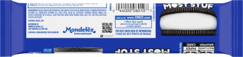 Oreo The Most Stuffed Chocolate Sandwich Cookies Perspective: back